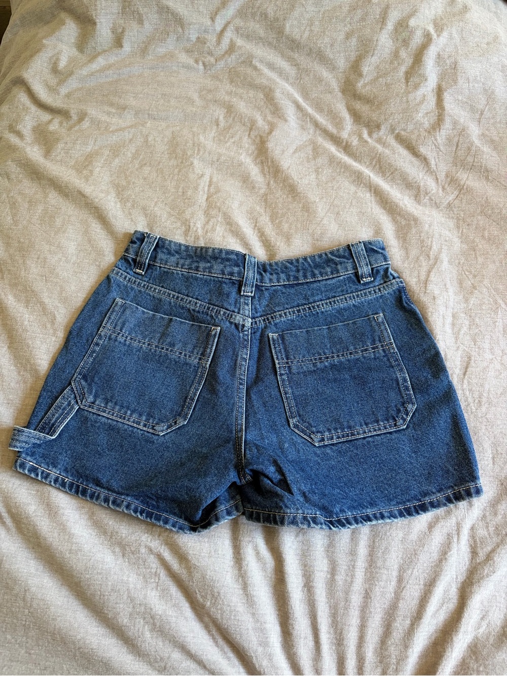 Simons Indigo High-Rise Denim Shorts - Picture 2 of 3